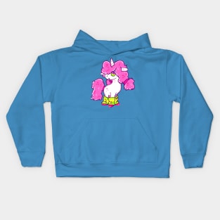 Unicorn in Leg Warmers Kids Hoodie